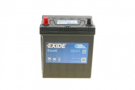 Акумуляторна батарея 35Ah/240A (187x127x220/+L/B00) Excell Азія EXIDE EB357