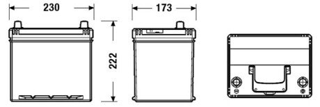 Акумулятор EXIDE EB604