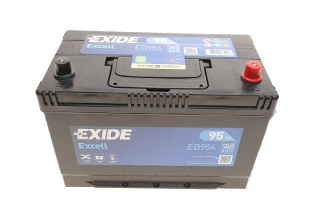 АКБ 6СТ-95 R+ (пт760) (необслуг) Asia EXCELL EXIDE EB954