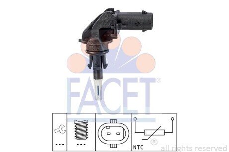 Датчик температури повітря BMW 1/2/3/4/5/7/X1/X3/X4/X5/X6 1.5-3.0 D 06-> FACET 104032