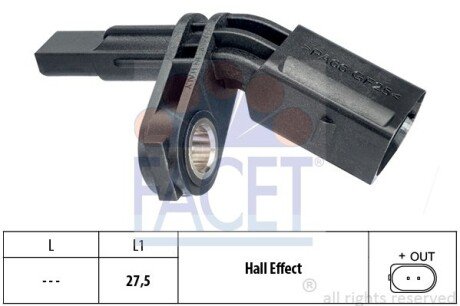 Датчик швидкості FACET 21.0007