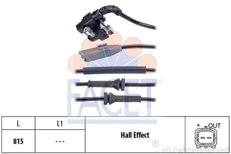 Датчик швидкості FACET 21.0150