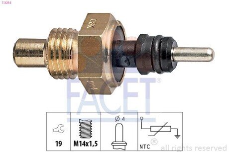 Датчик температури FACET 7.3214