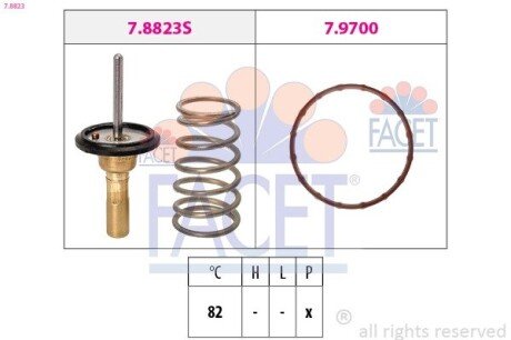 Термостат Toyota Verso s 1.33 (nsp120_) (10-16) FACET 7.8823