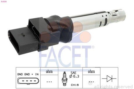 Котушка запалювання FACET 9.6334