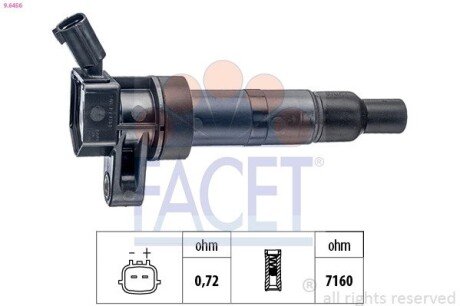 Котушка системи запалювання FACET 9.6456