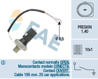 Датчик тиску масла FAE 12895