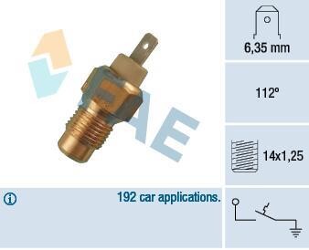 Датчик температури охолоджуючої рідини FAE 35180