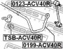 Тяга / Стійка стабілізатора FEBEST 0123-ACV40R (фото 2)