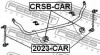 Тяга / Стійка стабілізатора FEBEST 2023-CAR (фото 2)