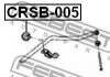 Втулка стабілізатора FEBEST CRSB-005 (фото 2)