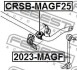 Втулка стабілізатора FEBEST CRSB-MAGF25 (фото 2)
