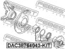 Підшипник колісний FEBEST DAC38764043-KIT (фото 2)