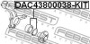 Підшипник колісний FEBEST DAC43800038-KIT (фото 2)