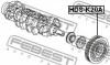 ШКІВ КОЛЕНВАЛА K20A/K24A/K20B FEBEST HDS-K20A (фото 2)