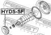 ШКІВ КОЛЕНВАЛА 2700 CC FEBEST HYDS-SF (фото 2)