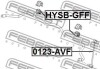 Втулка стабілізатора FEBEST HYSB-GFF (фото 2)
