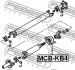 Підшипник підвісний MITSUBISHI L200 FEBEST MCB-KB4 (фото 2)