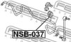 Фото 2 - втулка стабілізатора FEBEST NSB-037 Втулка стабілізатора FEBEST NSB-037 (фото 2)