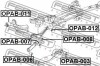 Сайлентблок важеля OPEL INSIGNIA A, B 08- зад. міст FEBEST OPAB-003 (фото 2)