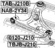Пильовик кульової опори FEBEST TBJB-J210 (фото 2)