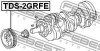 Шків коленвала 2grfe FEBEST TDS2GRFE (фото 2)