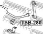 Втулка стабілізатора FEBEST TSB-280 (фото 2)