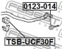 Фото 2 - втулка стабілізатора FEBEST TSB-UCF30F Втулка стабілізатора FEBEST TSB-UCF30F (фото 2)