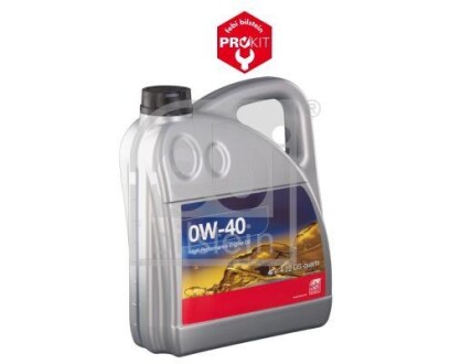 Олива моторна FEBI 0W-40 (Каністра 4л) FEBI BILSTEIN 101141 (фото 1)