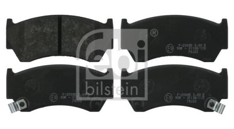 Комплект гальмівних колодок FEBI BILSTEIN 16267