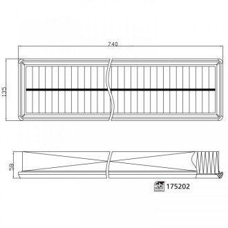 Фільтр повітря FEBI BILSTEIN 175202