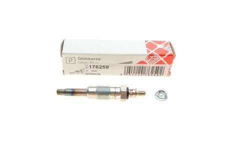 Свічка розжарювання BMW 3 (E36)/5 (E34/39)/7 (E38) 1.8-2.5TD -01/Opel Omega B 2.5TD (11V) FEBI BILSTEIN 176259 (фото 1)