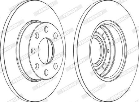 Гальмівний диск FERODO DDF104