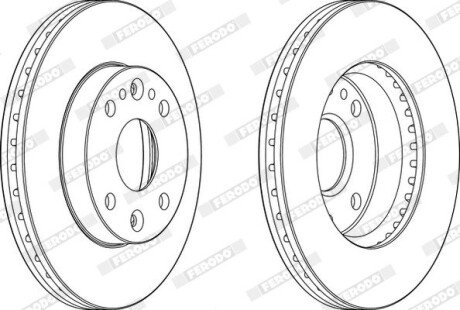 Диск гальмівний FERODO DDF1391