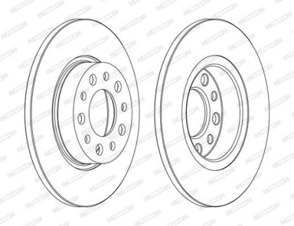 Гальмівний диск FERODO DDF1450C