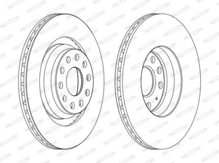 Диск гальмівний FERODO DDF1503C