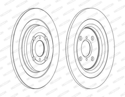 Гальмівний диск FERODO DDF1588C