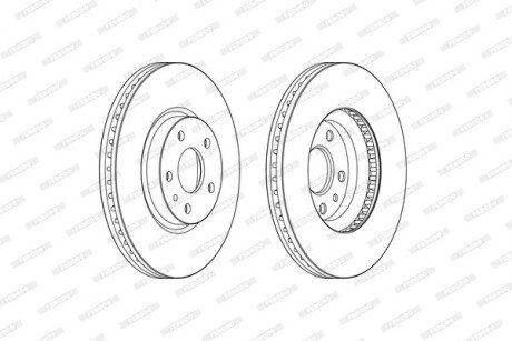 Гальмівний диск FERODO DDF2337C