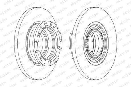 Гальмівний диск FERODO DDF2472