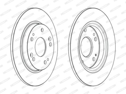 Гальмівний диск FERODO DDF2524C