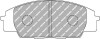 Гальмівні колодки, тюнінг FERODO FCP1444W (фото 1)