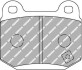 Гальмівні колодки, тюнінг FERODO FCP1562R (фото 1)