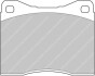 Гальмівні колодки, тюнінг FERODO FCP399R (фото 1)