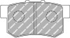 Гальмівні колодки, тюнінг FERODO FCP956W (фото 1)