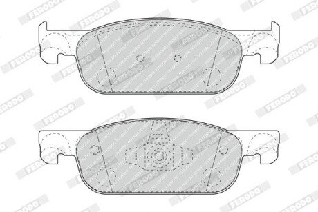 Гальмівні колодки дискові FERODO FDB4907