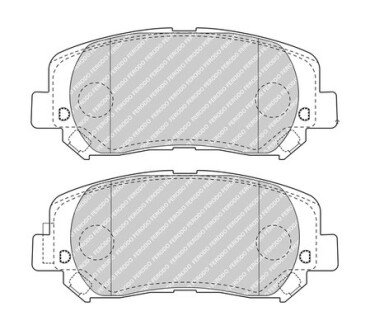 Колодки гальмівні дискові FERODO FDB4999