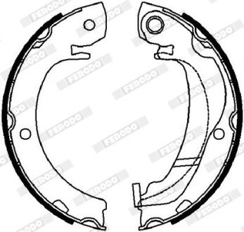 Колодки гальмівні барабанні FERODO FSB4036