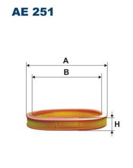 Фільтр повітряний FILTRON AE251