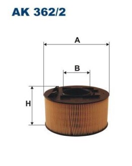 Фільтр повітряний FILTRON AK3622