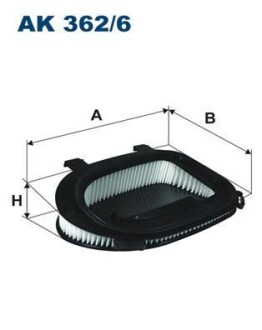 Фільтр повітряний FILTRON AK3626